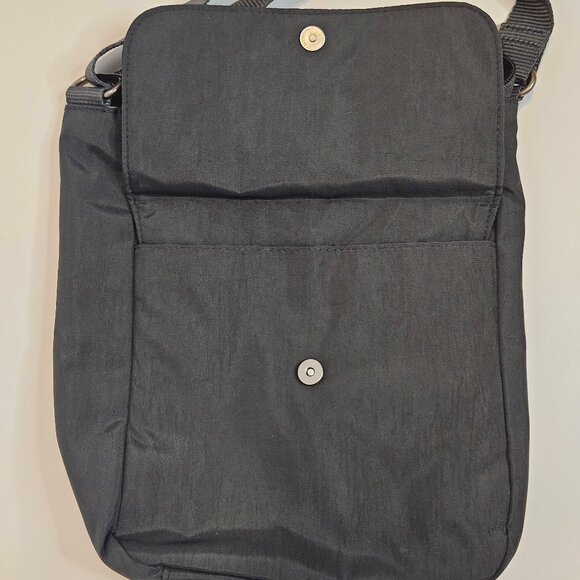 Baggallini Gray Town Bagg; adjustable shoulder/crossbody strap, multi pockets - Picture 2 of 7
